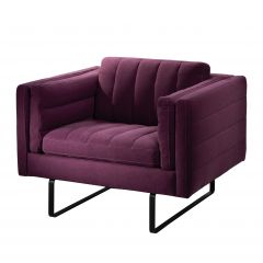 plum berry chandler chair