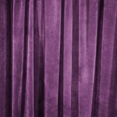 close up of super velour drape in lilac