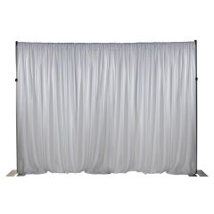 Celtic White Poly Drape