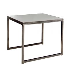 Sydney End Table, White Top
