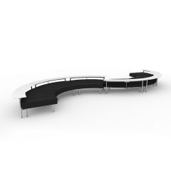 Endless Powered Serpentine w/ 6 Large Curved Tables