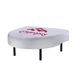 Endless Half Round Ottoman  Fabric Cover