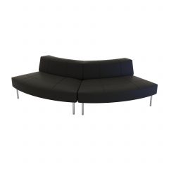 Endless Small Curve Low Back Loveseat