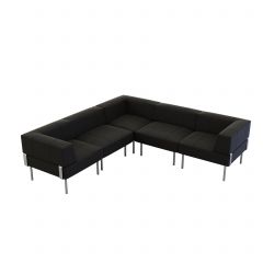 Endless Dining Low Back Sectional w/ Arms
