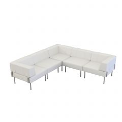 Endless Dining Low Back Sectional w/ Arms
