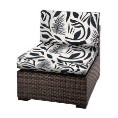 custom graphic design on boca armless chair