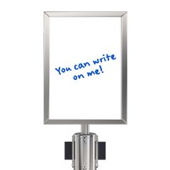 Stanchion Whiteboard Sign