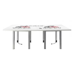 8' Powered Conference Table Whiteboard