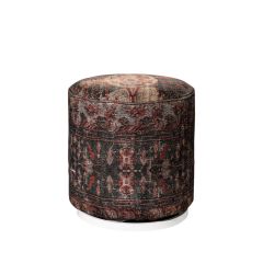 Tribal patterned marche boho ottoman