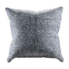 soft textured sea blue pillow 