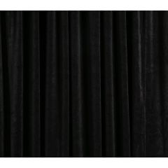 closeup of black drape