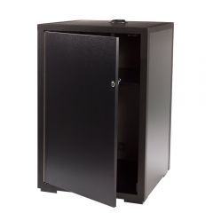 Powered 36" Locking Pedestal, Black