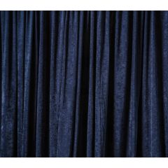Deep Sea Blue Super Velour Drape 8ft H