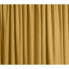 close up of super velour drape in egyptian gold