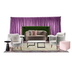 Monroe Lounge, Whimsical Charm