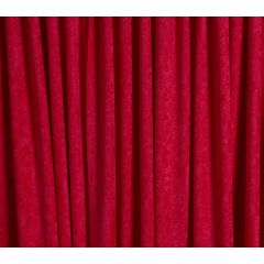 closeup of red drape