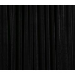 Midnight Black Velour Drape 20ft H