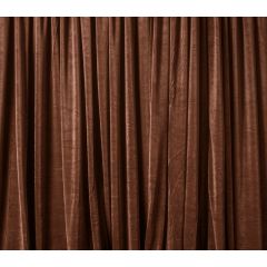 Mocha Velour Drape 8ft H