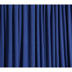 Presidential Blue Velour Drape 12ft H