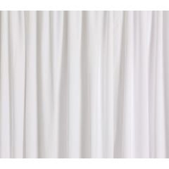 Rich White Velour Drape 12ft H