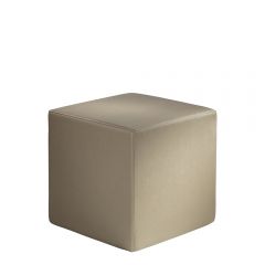 taupe cube ottoman