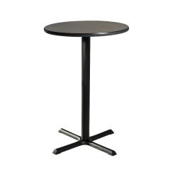 30" Round Madison Bar Table w/ Standard Black Base