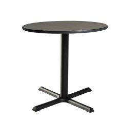 30" Round Madison Café Table w/ Standard Black Base