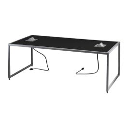 Adelaide Powered Cocktail Table, Black Top