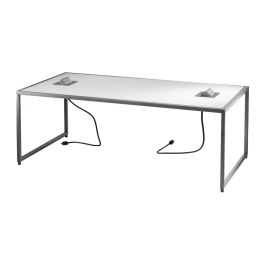 Adelaide Powered Cocktail Table, White Top