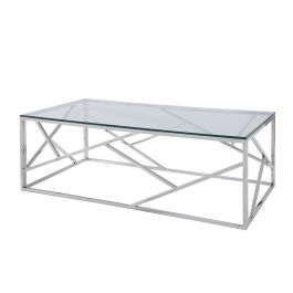 Alondra Cocktail Table, Glass Top