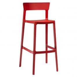 Rent the Blade Barstool - Red - Indoor/Outdoor | CORT Events