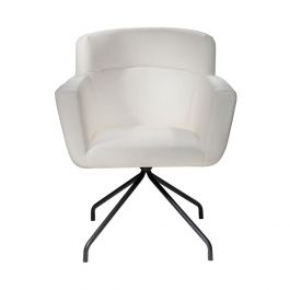 Brooklyn Meeting Chair w/ Swivel Base, White