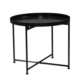 Brisbane Side Table, Black Top