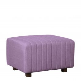 Beverly Small Bench Ottoman, Lavender Fabric
