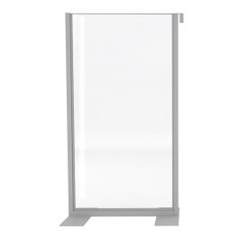 Clear Divider, Freestanding Wall Unit