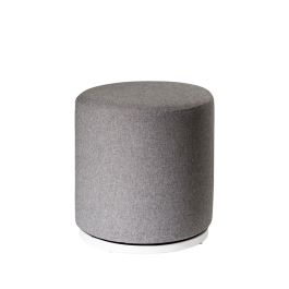 Marche Swivel Ottoman, Gray