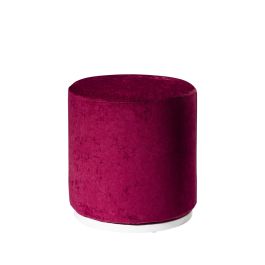 Marche Swivel Ottoman, Raspberry