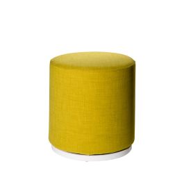 Marche Swivel Ottoman, Pear Yellow