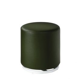 Marche Swivel Ottoman, Forest Green