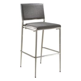 Marina Barstool, Gray Fabric