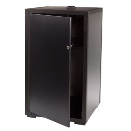 Powered 42" Locking Pedestal, Black