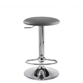 Lift Barstool, Gray Vinyl