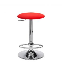 Lift Barstool, Red Vinyl