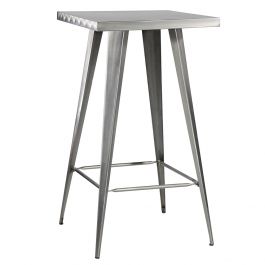 Rustique Square Metal Bar Table