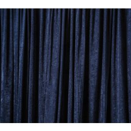 Deep Sea Blue Super Velour Drape 8ft H