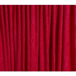 Valentine Red Super Velour Drape 12ft H