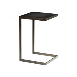 Taos Side Table, Black Top