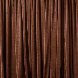 Mocha Velour Drape 8ft H