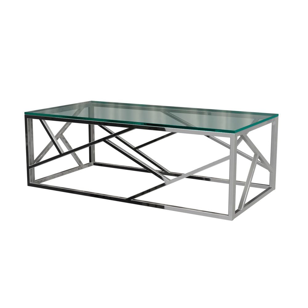 Rent the Alondra Cocktail Table, Glass Top | CORT Events