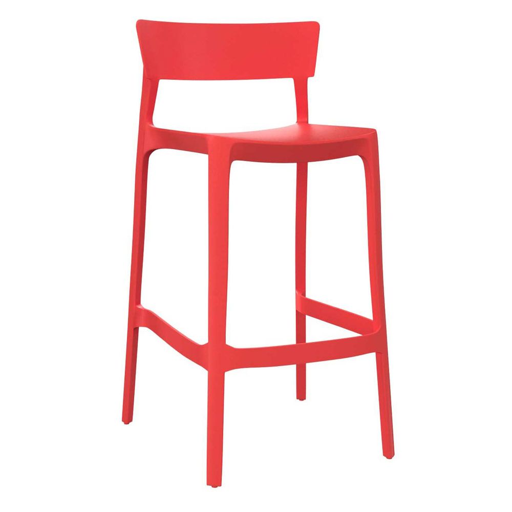 Rent the Blade Barstool - Red - Indoor/Outdoor | CORT Events